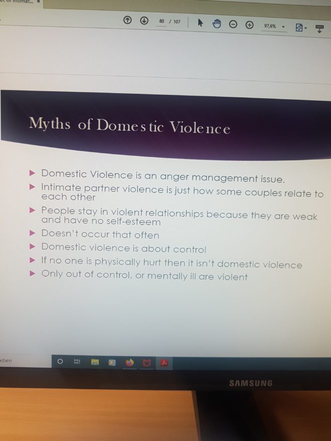 Mythen häuslicher Gewalt